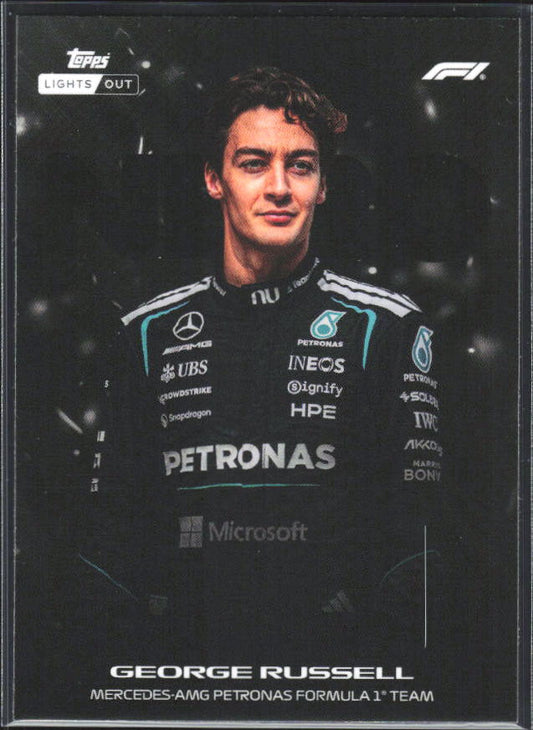 2026 Topps Formula 1 Lights Out Nero George Russell - framsida