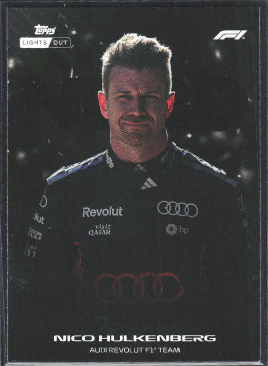 2026 Topps Formula 1 Lights Out Nero Nico Hülkenberg - framsida