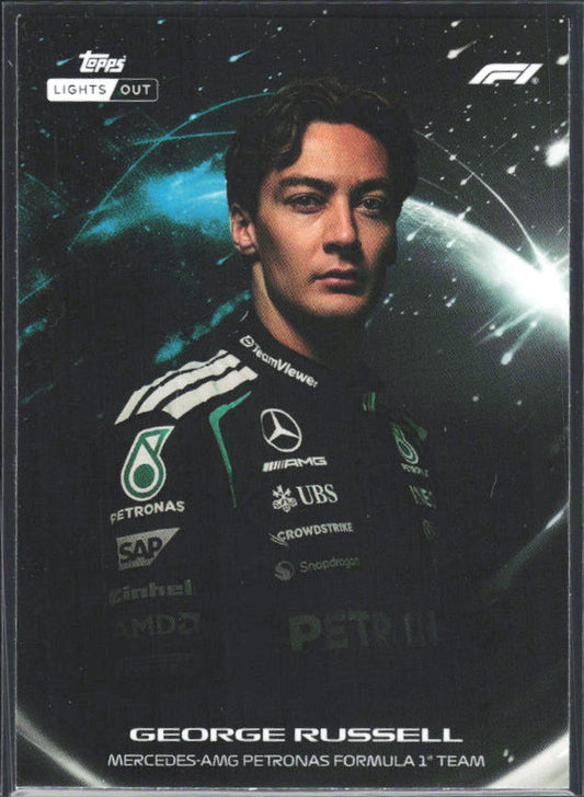 2026 Topps Formula 1 Lights Out Lights Out George Russell - framsida