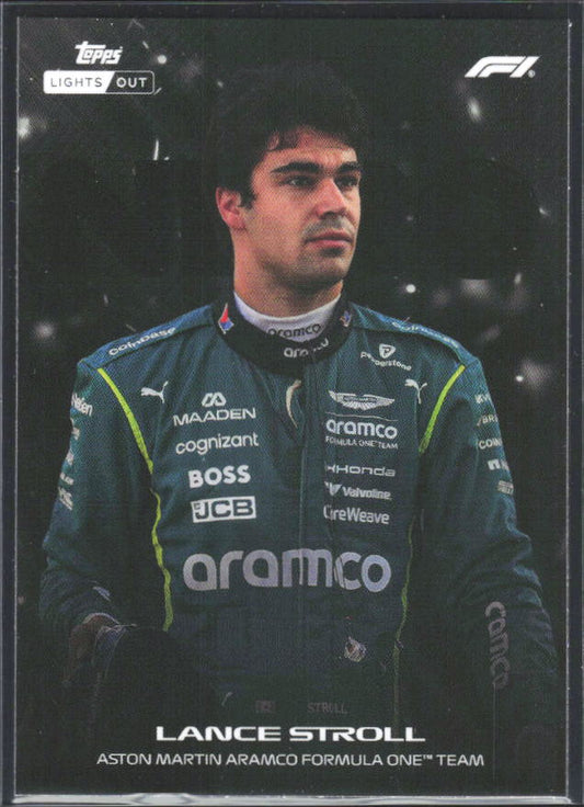 2026 Topps Formula 1 Lights Out Nero Lance Stroll - framsida