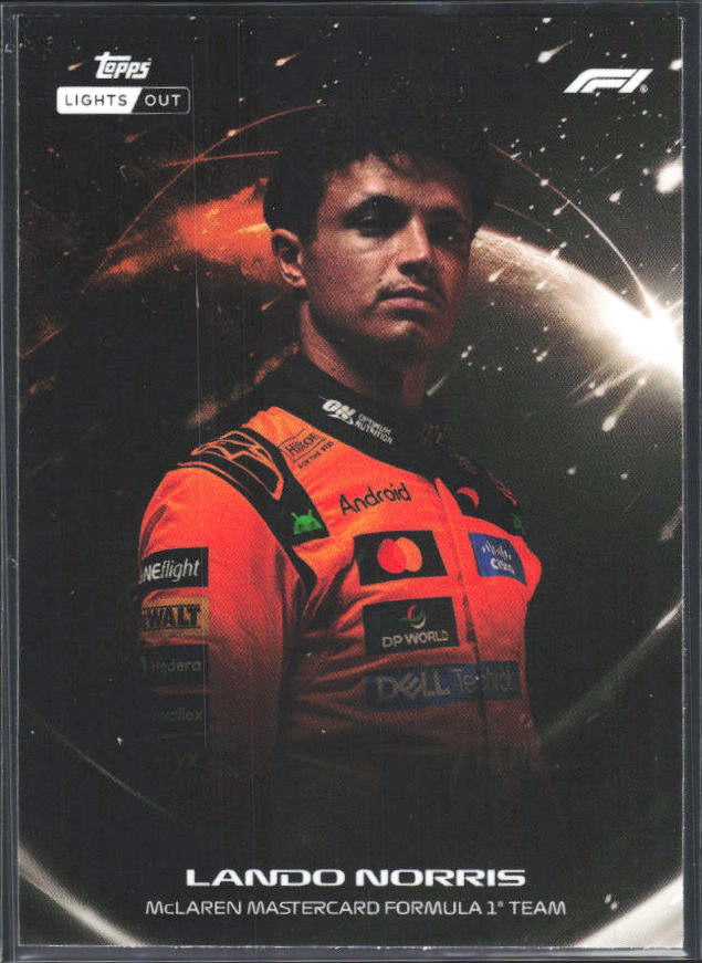 2026 Topps Formula 1 Lights Out Lights Out Lando Norris - framsida
