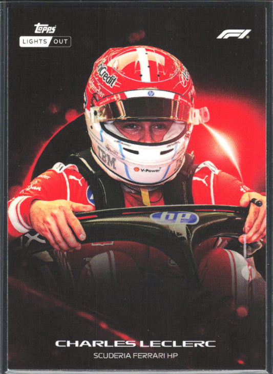 2026 Topps Formula 1 Lights Out Halo Charles Leclerc - framsida