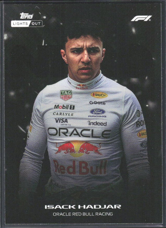 2026 Topps Formula 1 Lights Out Nero Isack Hadjar - framsida