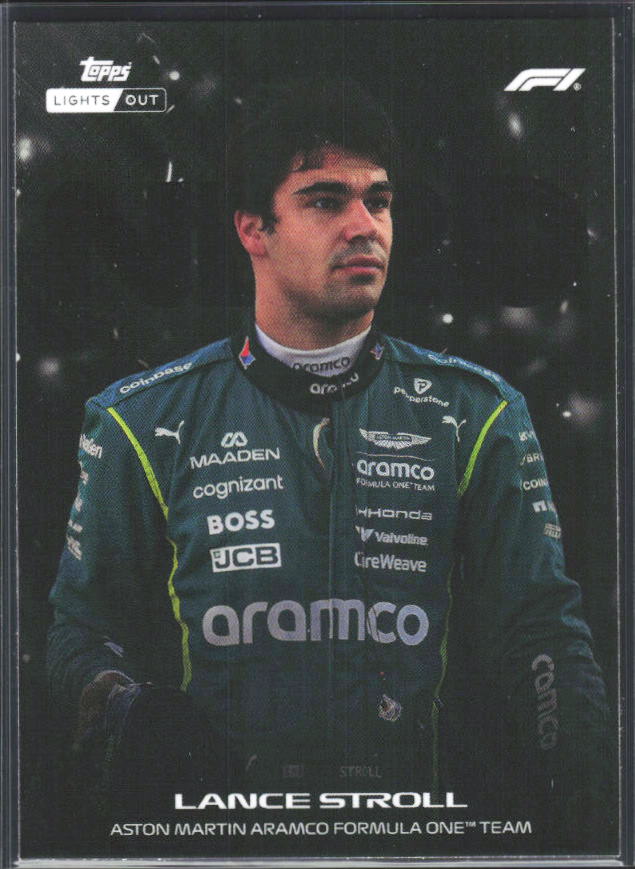 2026 Topps Formula 1 Lights Out Nero Lance Stroll - framsida