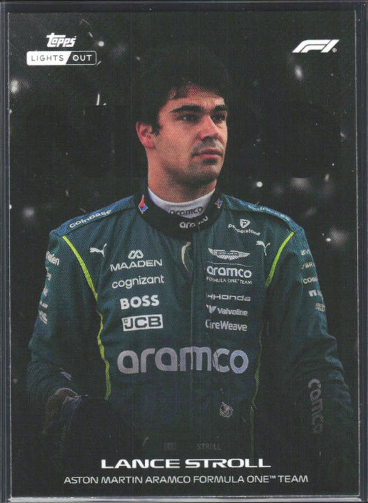 2026 Topps Formula 1 Lights Out Nero Lance Stroll - framsida