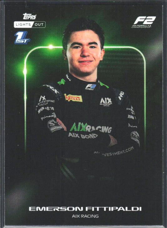 2026 Topps Formula 1 Lights Out Next Gen Emerson Fittipaldi - framsida