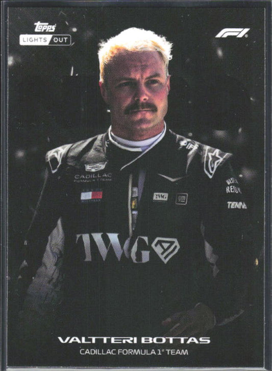 2026 Topps Formula 1 Lights Out Nero Valtteri Bottas - framsida
