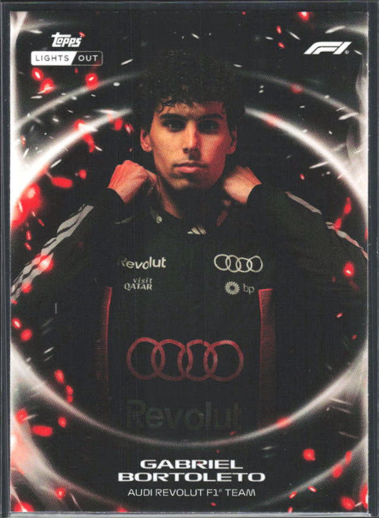 2026 Topps Formula 1 Lights Out Ignite Gabriel Bortoleto - framsida