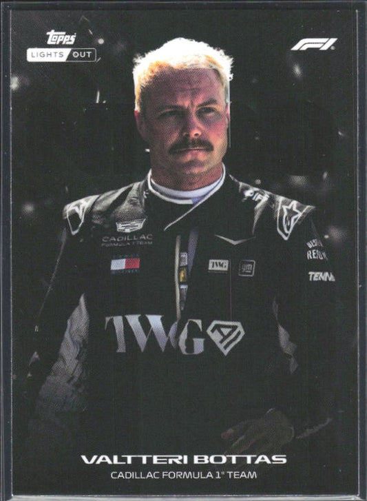 2026 Topps Formula 1 Lights Out Nero Valtteri Bottas - framsida