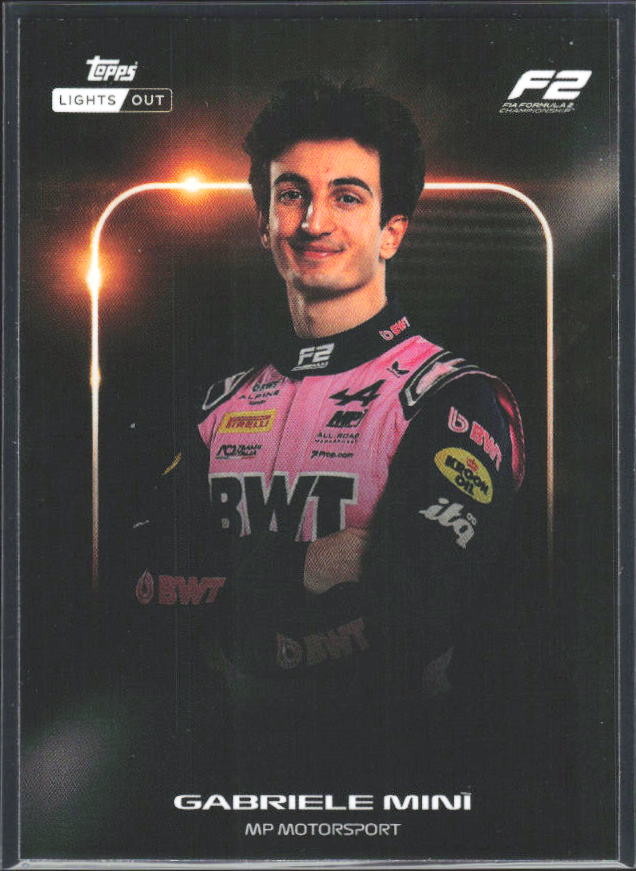 2026 Topps Formula 1 Lights Out Next Gen Gabriele Minì - framsida