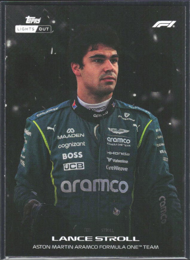 2026 Topps Formula 1 Lights Out Nero Lance Stroll - framsida