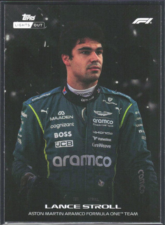 2026 Topps Formula 1 Lights Out Nero Lance Stroll - framsida