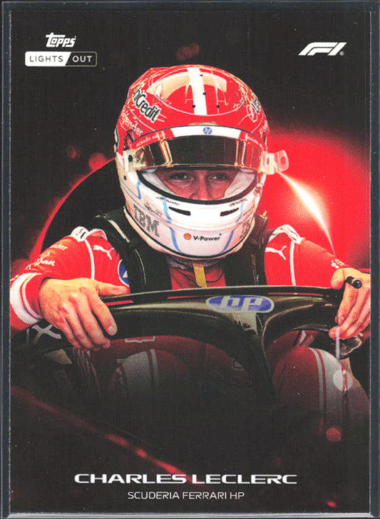 2026 Topps Formula 1 Lights Out Halo Charles Leclerc - framsida