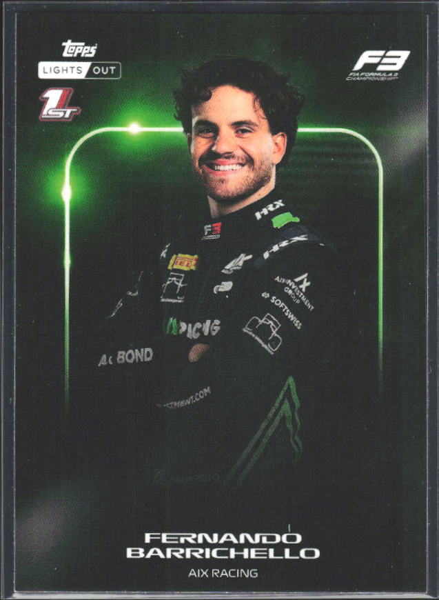 2026 Topps Formula 1 Lights Out Next Gen Fernando Barrichello - framsida