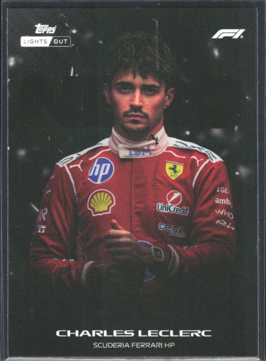 2026 Topps Formula 1 Lights Out Nero Charles Leclerc - framsida