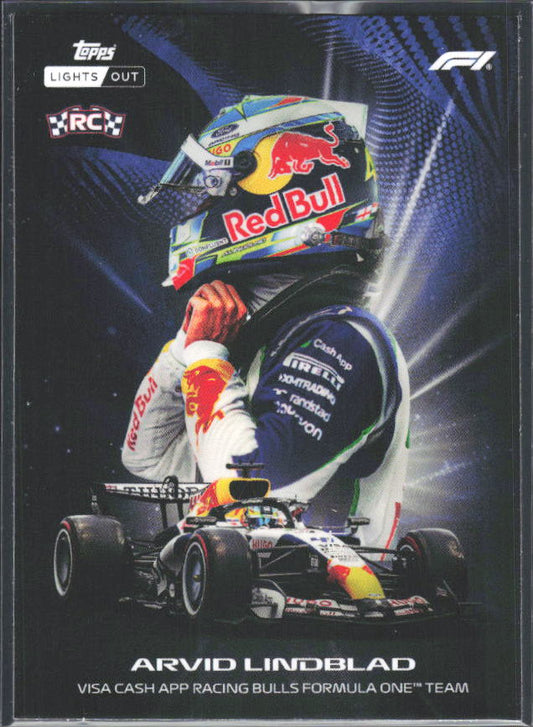 2026 Topps Formula 1 Lights Out Radiance Arvid Lindblad - framsida