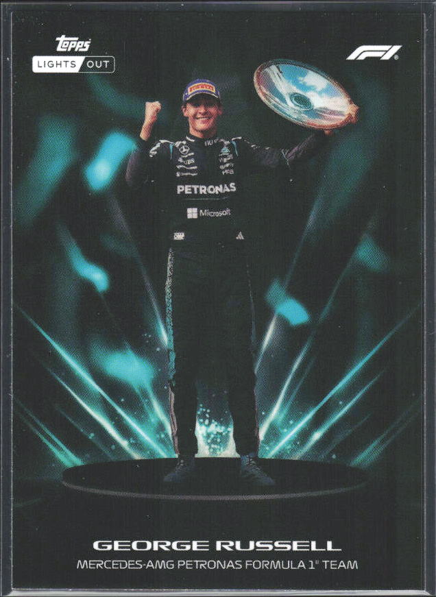 2026 Topps Formula 1 Lights Out Lumina George Russell - framsida