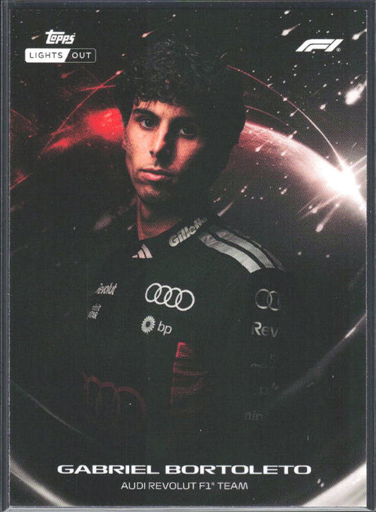 2026 Topps Formula 1 Lights Out Lights Out Gabriel Bortoleto - framsida