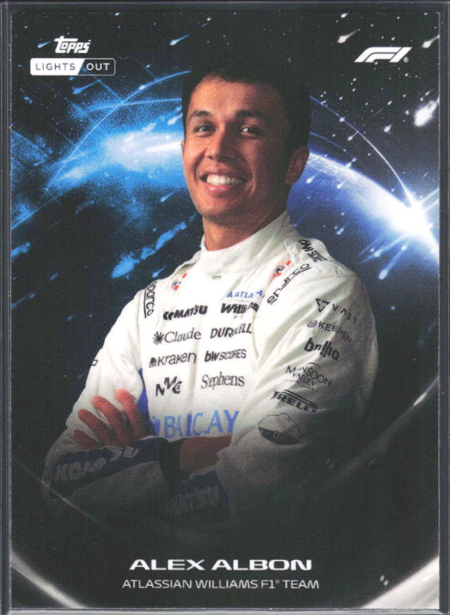 2026 Topps Formula 1 Lights Out Lights Out Alex Albon - framsida
