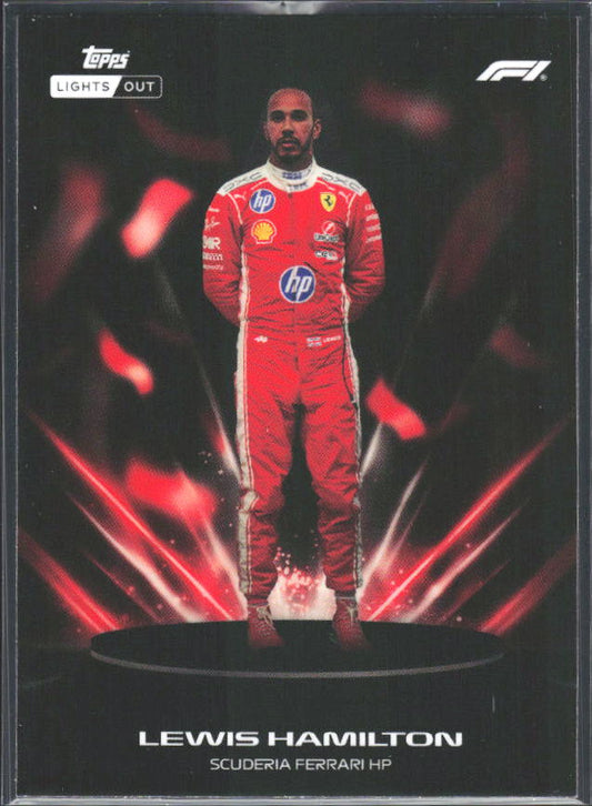 2026 Topps Formula 1 Lights Out Lumina Lewis Hamilton - framsida