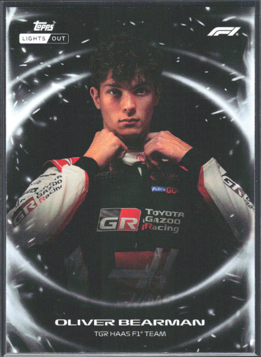 2026 Topps Formula 1 Lights Out Ignite Oliver Bearman - framsida