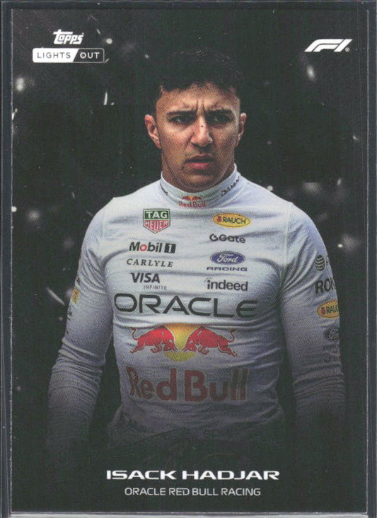 2026 Topps Formula 1 Lights Out Nero Isack Hadjar - framsida