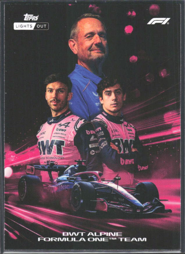 2026 Topps Formula 1 Lights Out Powertrain Steve Nielsen / Pierre Gasly / Franco Colapinto - framsida