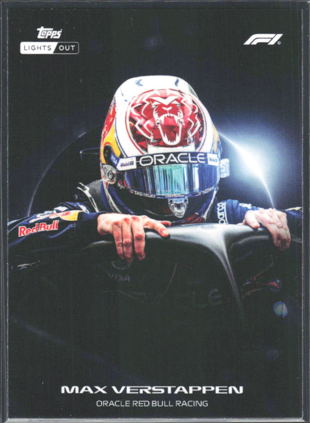 2026 Topps Formula 1 Lights Out Halo Max Verstappen - framsida