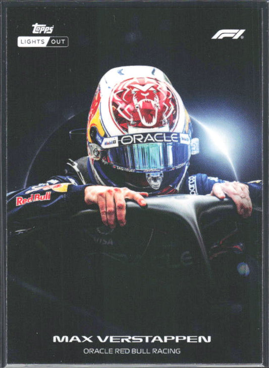 2026 Topps Formula 1 Lights Out Halo Max Verstappen - framsida