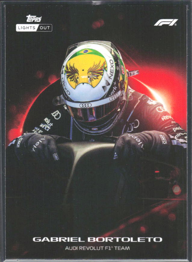 2026 Topps Formula 1 Lights Out Halo Gabriel Bortoleto - framsida
