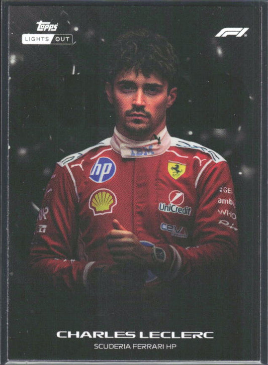 2026 Topps Formula 1 Lights Out Nero Charles Leclerc - framsida
