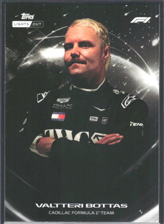 2026 Topps Formula 1 Lights Out Lights Out Valtteri Bottas - framsida
