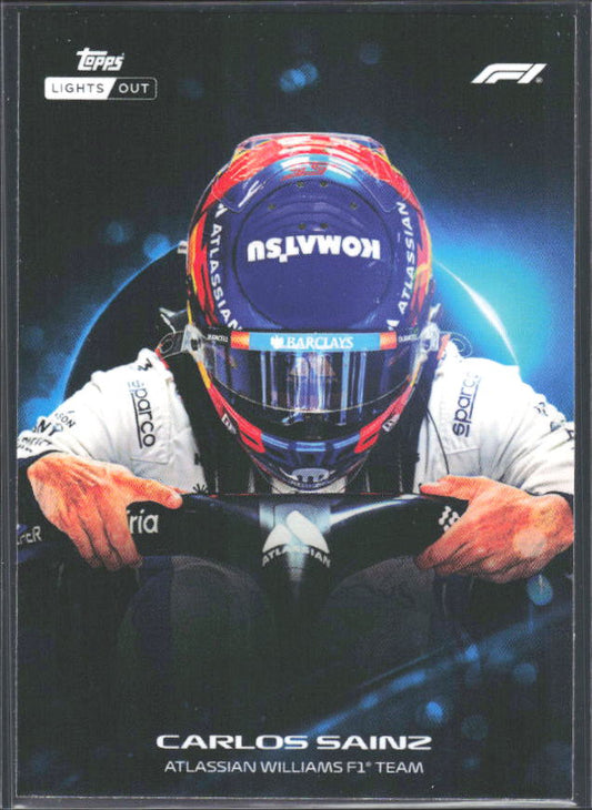 2026 Topps Formula 1 Lights Out Halo Carlos Sainz - framsida
