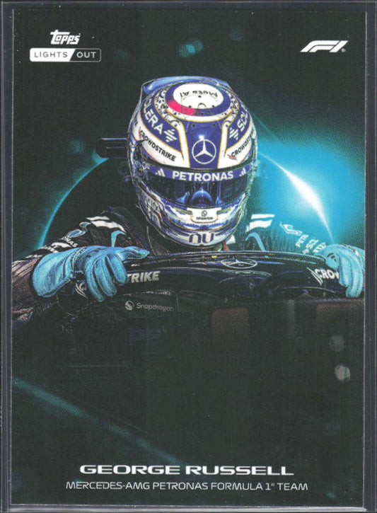 2026 Topps Formula 1 Lights Out Halo George Russell - framsida