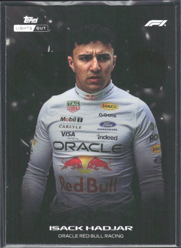 2026 Topps Formula 1 Lights Out Nero Isack Hadjar - framsida
