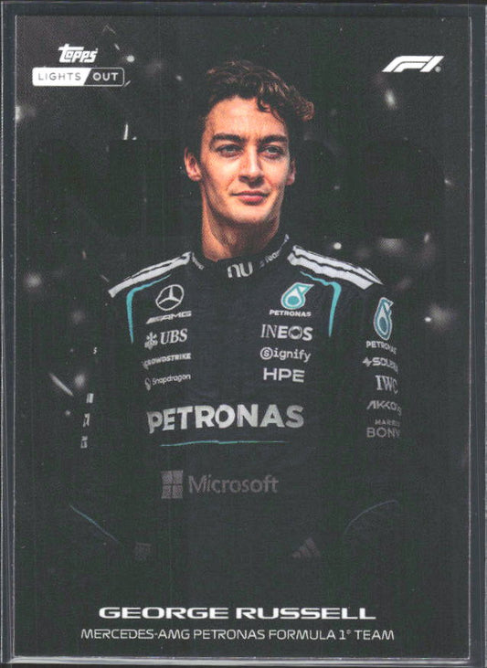 2026 Topps Formula 1 Lights Out Nero George Russell - framsida