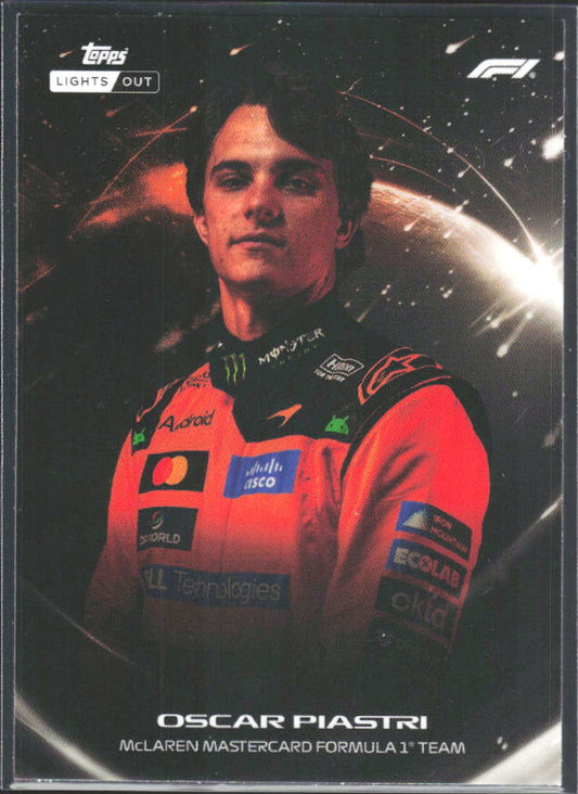 2026 Topps Formula 1 Lights Out Lights Out Oscar Piastri - framsida