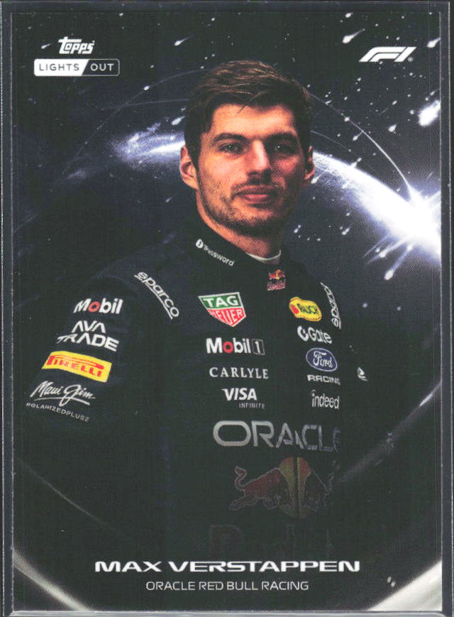 2026 Topps Formula 1 Lights Out Lights Out Max Verstappen - framsida