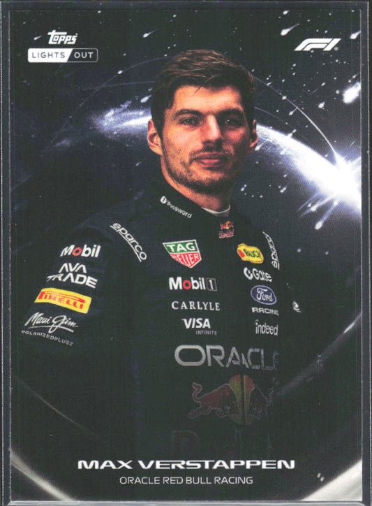 2026 Topps Formula 1 Lights Out Lights Out Max Verstappen - framsida