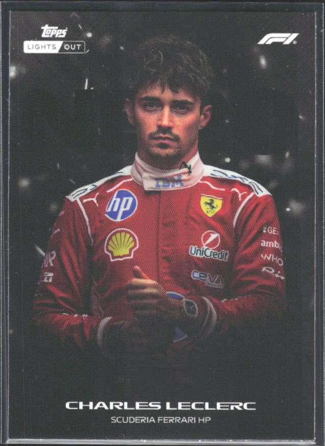 2026 Topps Formula 1 Lights Out Nero Charles Leclerc - framsida