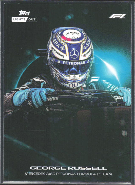 2026 Topps Formula 1 Lights Out Halo George Russell - framsida