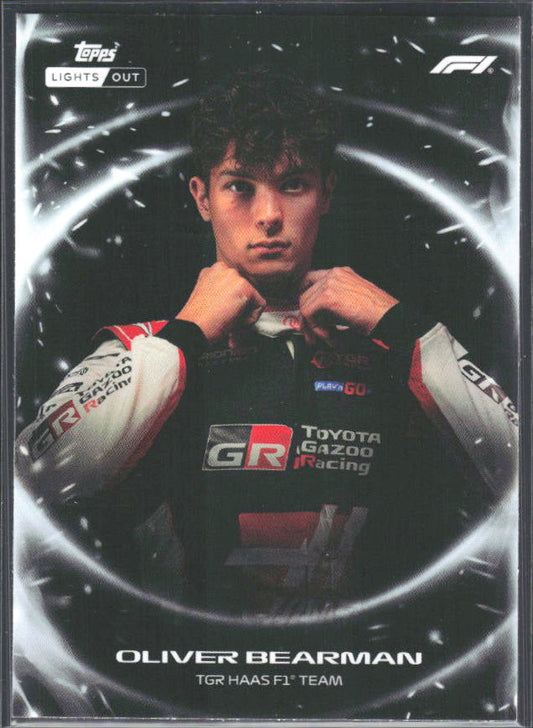 2026 Topps Formula 1 Lights Out Ignite Oliver Bearman - framsida