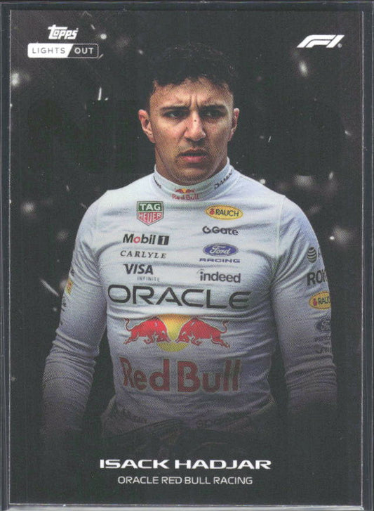 2026 Topps Formula 1 Lights Out Nero Isack Hadjar - framsida