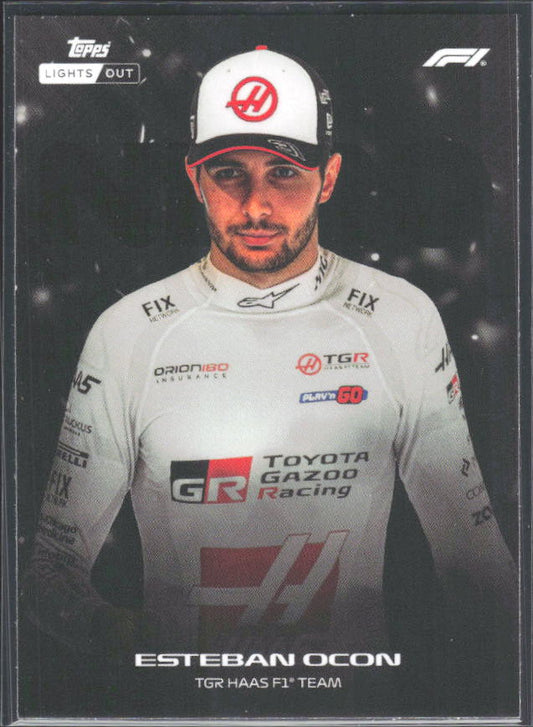 2026 Topps Formula 1 Lights Out Nero Esteban Ocon - framsida