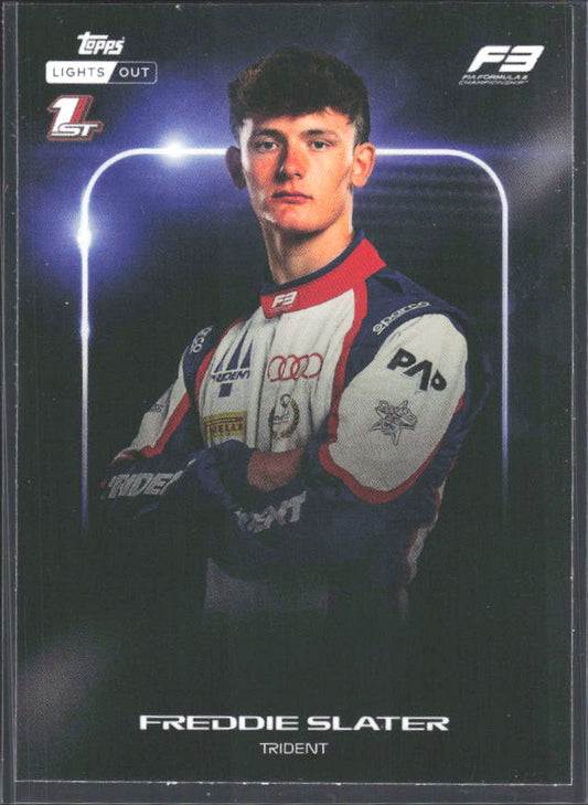 2026 Topps Formula 1 Lights Out Next Gen Freddie Slater - framsida