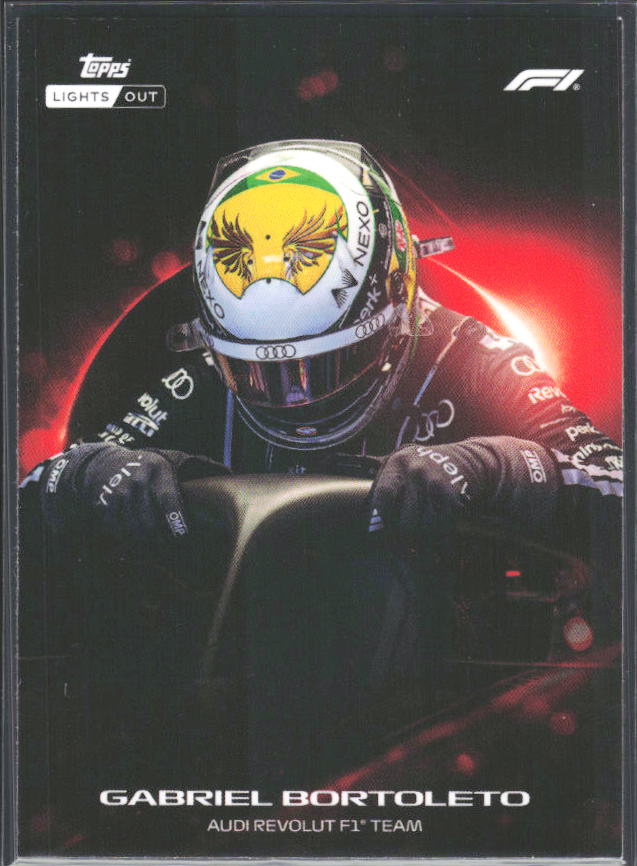2026 Topps Formula 1 Lights Out Halo Gabriel Bortoleto - framsida