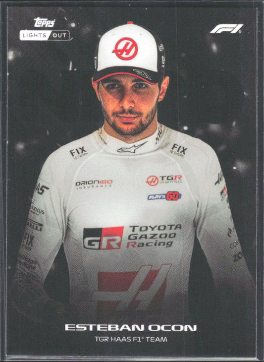 2026 Topps Formula 1 Lights Out Nero Esteban Ocon - framsida