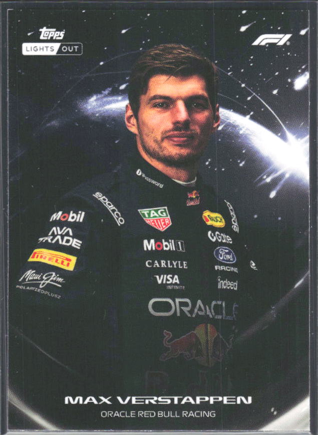 2026 Topps Formula 1 Lights Out Lights Out Max Verstappen - framsida