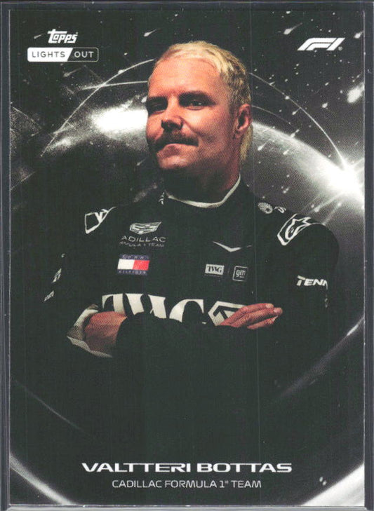 2026 Topps Formula 1 Lights Out Lights Out Valtteri Bottas - framsida