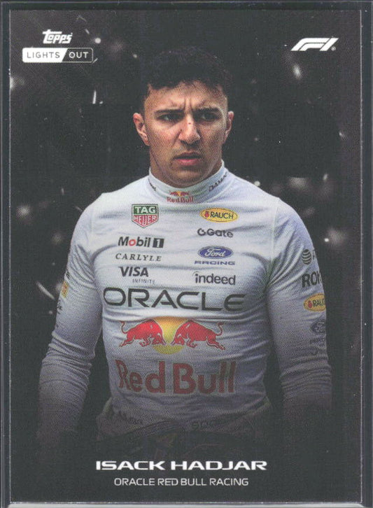 2026 Topps Formula 1 Lights Out Nero Isack Hadjar - framsida